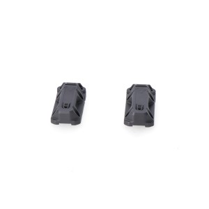 Set montaje alforjas BLAZE Con base y conector. Sin separadores. Negro