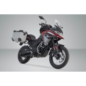 Sistema de maletas TRAX ADV Plateado. 37/45 l. Voge 650 DS/X (22-).