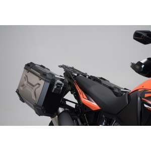 Sistema de maletas TRAX ADV Plata. 45/37 l. KTM 1050/1090/1190 Adv,1290 SAdv.