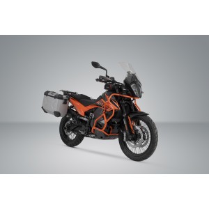 Sistema de maletas TRAX ADV Plateado. 45/37 l. 790 Adv/R, 890 Adv/R, 890 SM T.