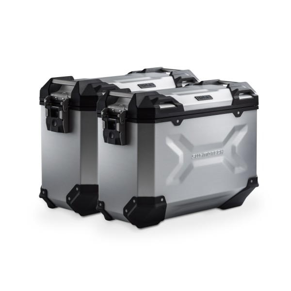 Sistema de maletas TRAX ADV Plateado. 37/37 l. Yamaha Tracer 7 / GT (25-).