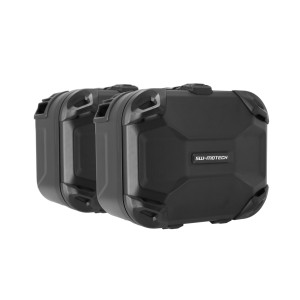 Sistema de maletas rigidas DUSC Negro. 41/41 l. Modelos Yamaha Tracer 9 (20-).