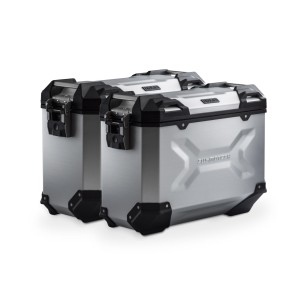 Sistema de maletas de aluminio TRAX ADV Plateado. 37/37 l. BMW F 900 R / XR (19-24).