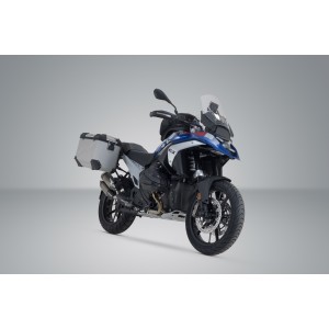 Sistema de maletas TRAX ADV Plateado. 45/45 litros. BMW R 1300 GS (23-).