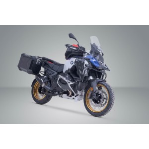 Sistema de maletas TRAX ADV + Akrapovic Negro. 45/45 litros. BMW R 1300 GS Adv. (24-).