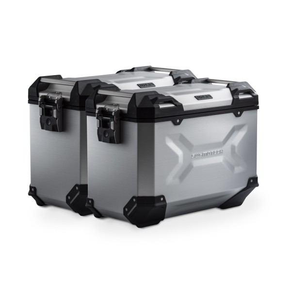 Sistema de maletas TRAX ADV Plateado. 45/45 l. Kawasaki Versys 650 (14-).