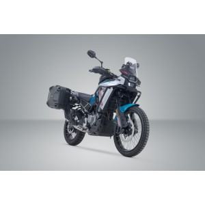 Sistema de maletas rigidas DUSC Negro. 41/33 l. CFMoto 450MT (23-).