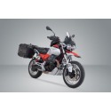 Sistema de maletas rigidas DUSC Negro. 33/41 l. Moto Guzzi V85 TT / Strada (24-).