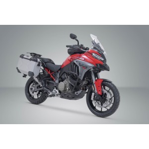 Sistema de maletas TRAX ADV Plateado. 37/37 l. Ducati Multistrada V4 (20-).