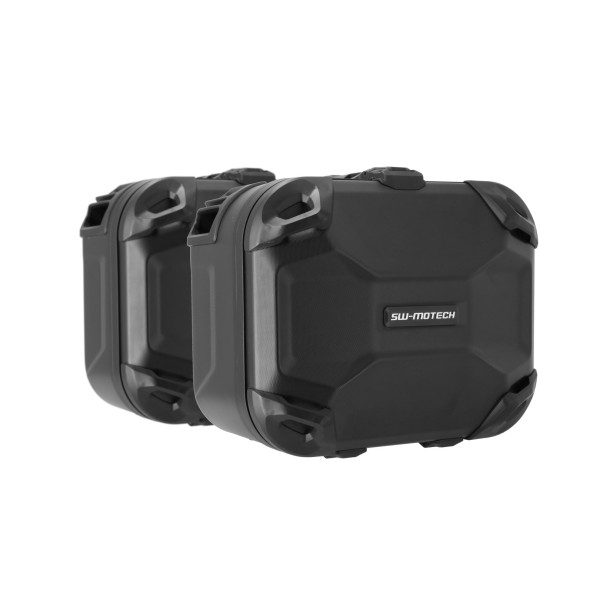 Sistema de maletas rígidas DUSC modelo EE. UU. Negro. 41/33 l. Ducati DesertX (22-)/ Rally (23-).
