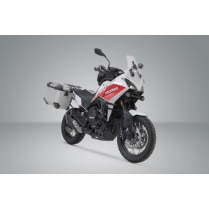 Sistema de maletas TRAX ADV Plateado. 45/45 l. Moto Morini X-Cape 650 (21-).