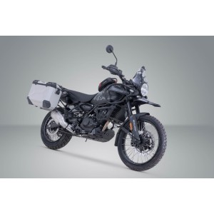 Sistema de maletas TRAX ADV Plateado. 37/37 l. Himalayan 450 Rally (25-).