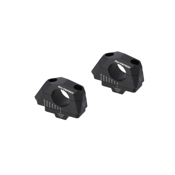 Acercador de manillar variable para Ø32 H-32mm. Colocación de 5/10/15/20/25/30 mm. Negro