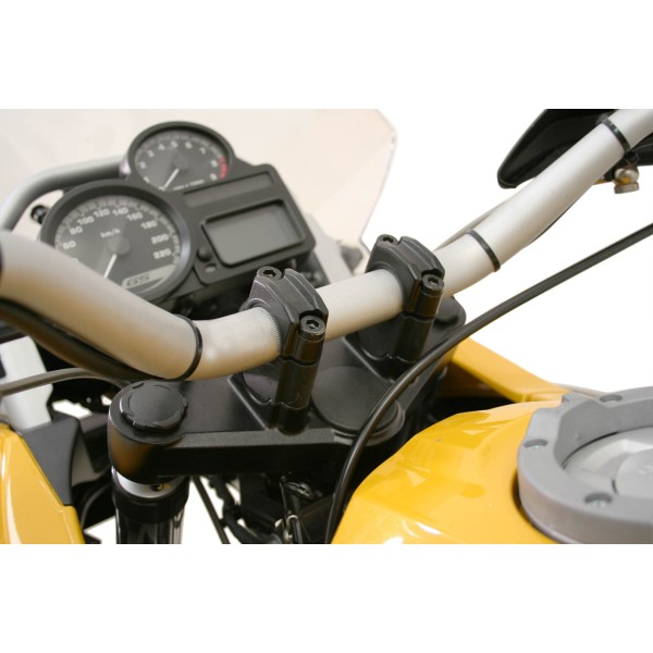 Elevador de manillar H-30 mm. Negro. BMW R 1200 GS/Adv, F 800 GS Adv.