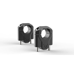 Elevador de manillar h-40 mm. Negro. R1200GS (12-18), R1250GS (18-).
