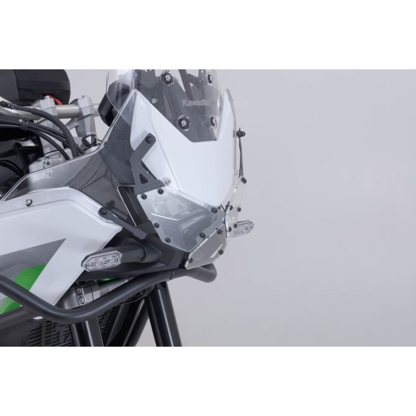 Protección de faros Soporte con pantalla. Kawasaki KLE500 / SE (26-).