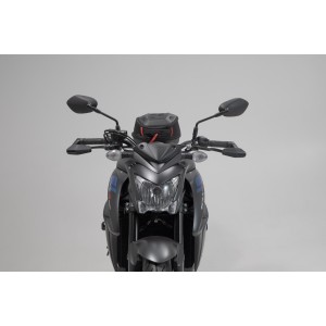 Protectores de maneta con deflector de aire Negro. Modelos Suzuki GSX-S.