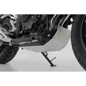 Protector de motor Negro/plateado. Honda CB500X (18-), NX500 (23-).