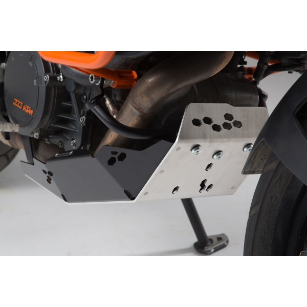 Protector de motor Negro/plateado. 1090 Adv, 1190 Adv/R, 1290 SAdv.