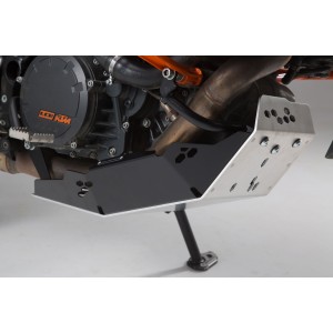 Protector de motor Negro/plateado. 1090 Adv, 1190 Adv/R, 1290 SAdv.