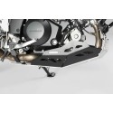 Protector de motor Negro/Plateado. Para V-Strom 1000 con crashbar.
