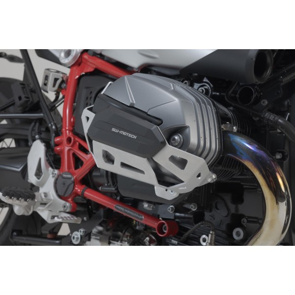 Protección de cilindro Plateado. Modelos BMW R nineT, modelos R 12.