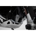 Extensión delantera de protector de motor Negro/plateado. BMW R1200 (12-18), R1250 (18-).