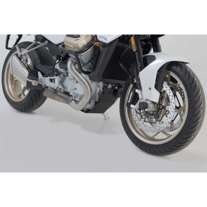 Protector de motor Negro. Moto Guzzi V100 Mandello/S.