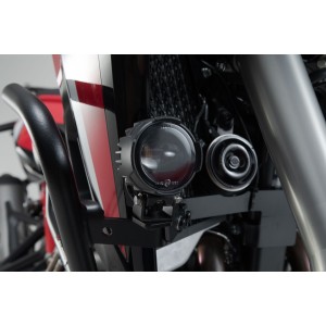 Kit de luces de carretera EVO Color negro. Honda CRF1000L/CRF1100L con prot.
