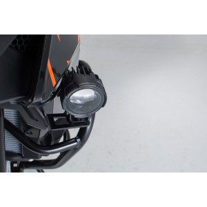 Soportes para luces Negro. KTM 1050/1090 Adv., 1190 Adv./R.