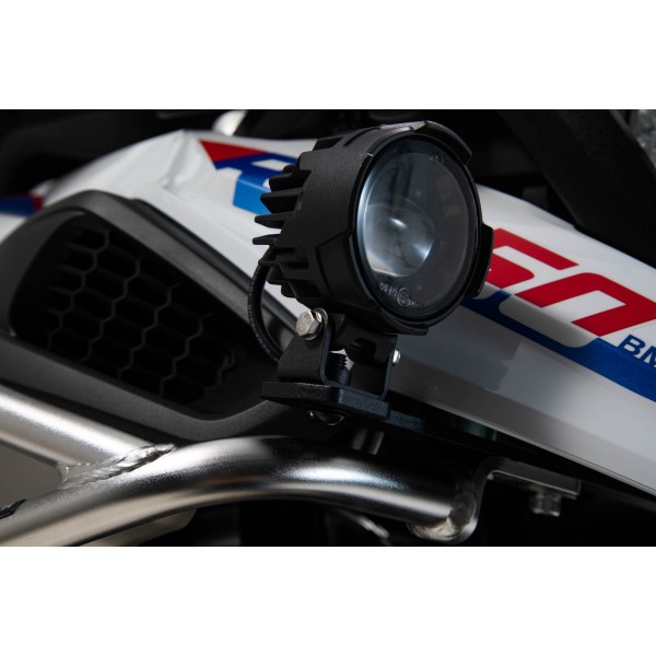 Soportes para luces Negro. BMW R 1200 GS (12-18), R 1250 GS (18-).