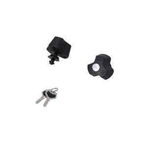 Dispositivo antirrobo para soportes laterales EVO QUICK-LOCK. Juego de 2 cerraduras y llaves.