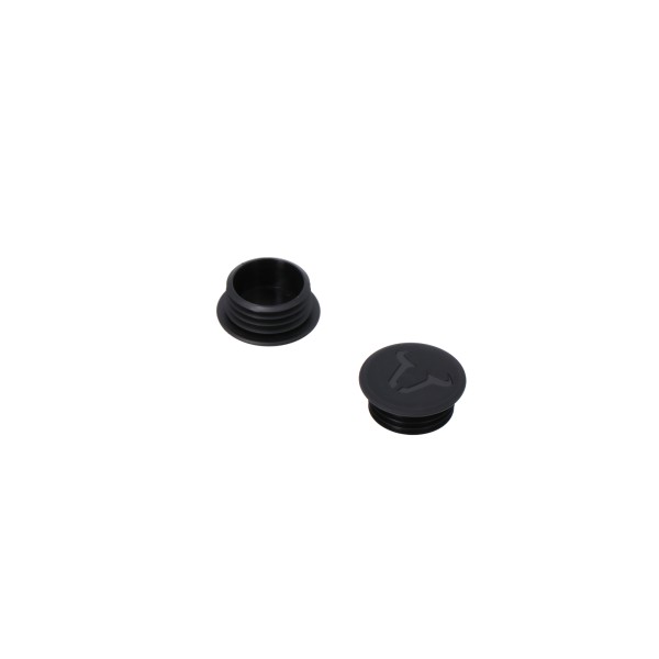 Tapones chasis protecciones laterales de motor Negros. Por par.