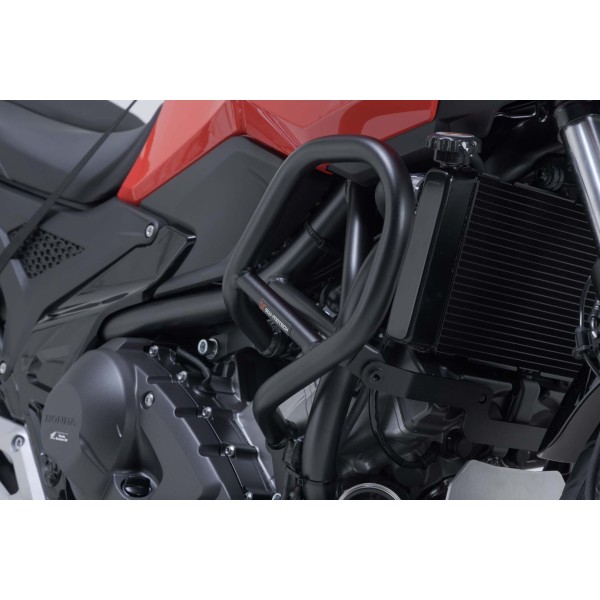 Protecciones laterales de motor Negro. Honda NC700 (11-14), NC750 (14-).
