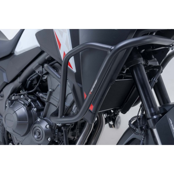 Protecciones laterales de motor Negro. Honda NX500 (23-).