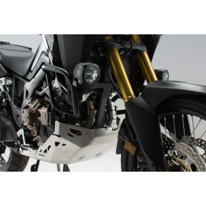 Protecciones laterales de motor Negro. Honda CRF1000L Africa Twin (15-19).