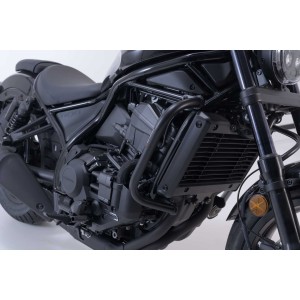 Protecciones laterales de motor Negro. Honda CMX1100 Rebel (20-).