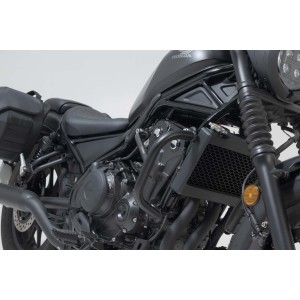 Potecciones laterales de motor Negro. Honda CMX 500 Rebel (16-), CL500 (22-).