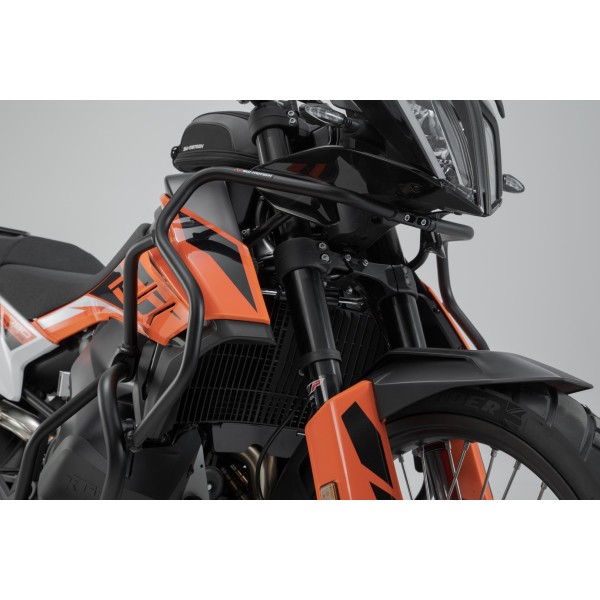 Protecciones superiores de motor Negro. KTM 790 Adv/R (19-21), 890 Adv/R (20-22).