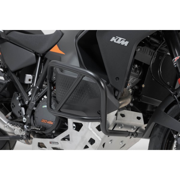 Protecciones laterales de motor Negro. KTM 1290 / 1390 Super Adventure (21-).