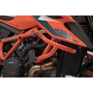 Protecciones laterales de motor Naranja. KTM 1290 Super Duke R / EVO (19-).