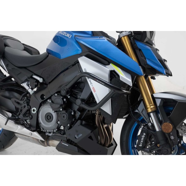 Protecciones laterales de motor Negro. Suzuki GSX-S1000/ GSX-S1000GX/ GSX-S950.