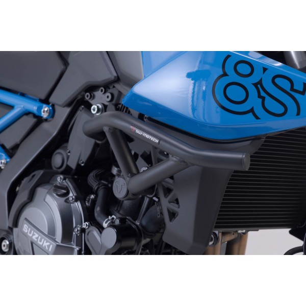 Protecciones laterales de motor Negro. Suzuki GSX-8S (22-).