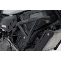 Protecciones laterales de motor Negro. Yamaha XSR700 (15-) / XSR700 XT (19-).