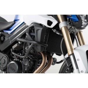 Protecciones laterales de motor Negro. BMW F 800 R (09-19) / F 800 S (04-10).