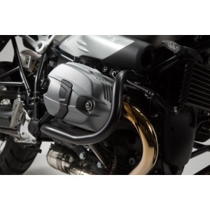 Protecciones laterales de motor Negro. Modelos BMW R nineT (14-).