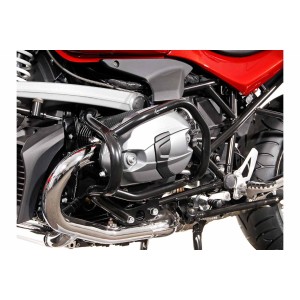 Protecciones laterales de motor Negro. BMW R 1200 R (07-14).