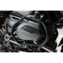 Protecciones laterales de motor Negro. BMW R 1200 GS LC (12-18) / Rallye (16-18).