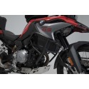 Protecciones laterales de motor Negro. BMW F 750 / 800 / 850 GS (17-).