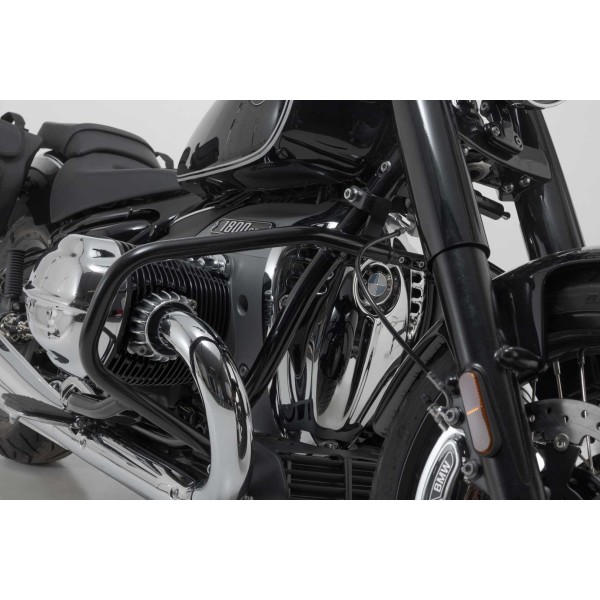Protecciones laterales de motor Negro. BMW R18 (20-).